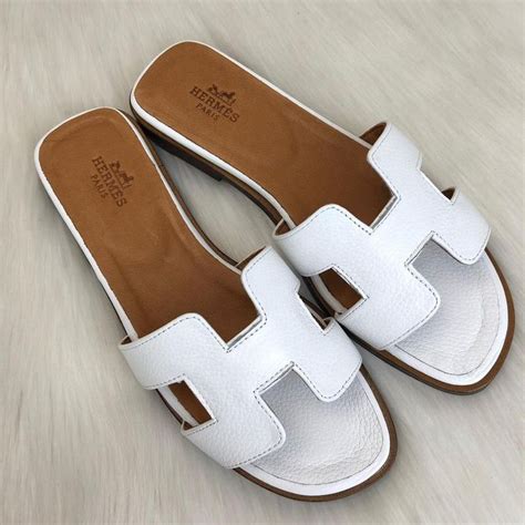 ciabatte hermes bianche